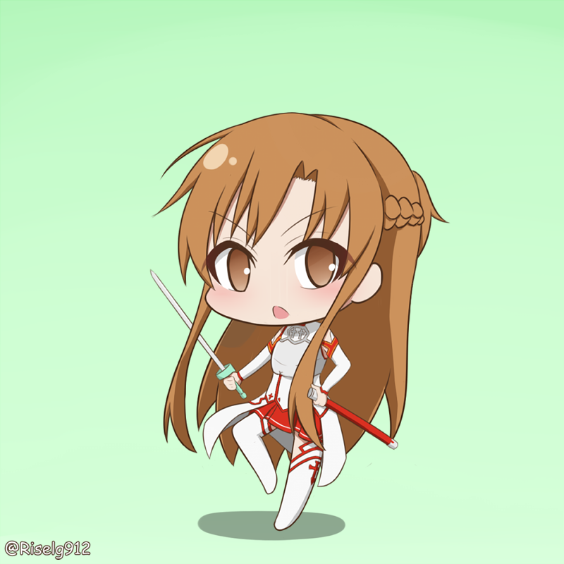 Chibi Asuna :3 - Sword Art Online, Asuna yuuki, Anime art, Chibi, Anime, Art