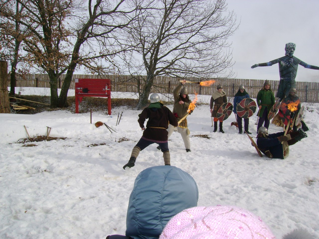 The White Walker was burned near Yelets. - Winter, Maslenitsa, Dace