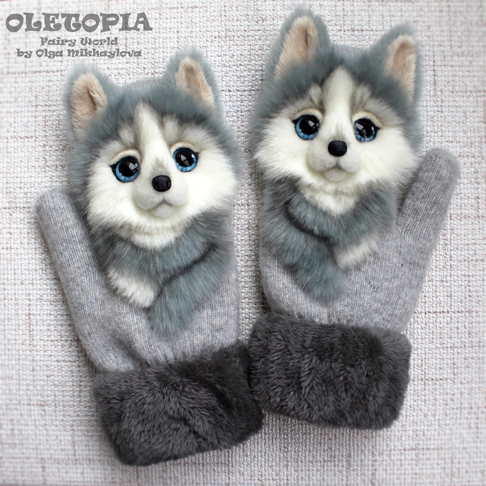 Soft Paws) - My, Mittens, cat, Husky, Samoyed, Owl, Fox, Needlework, Longpost