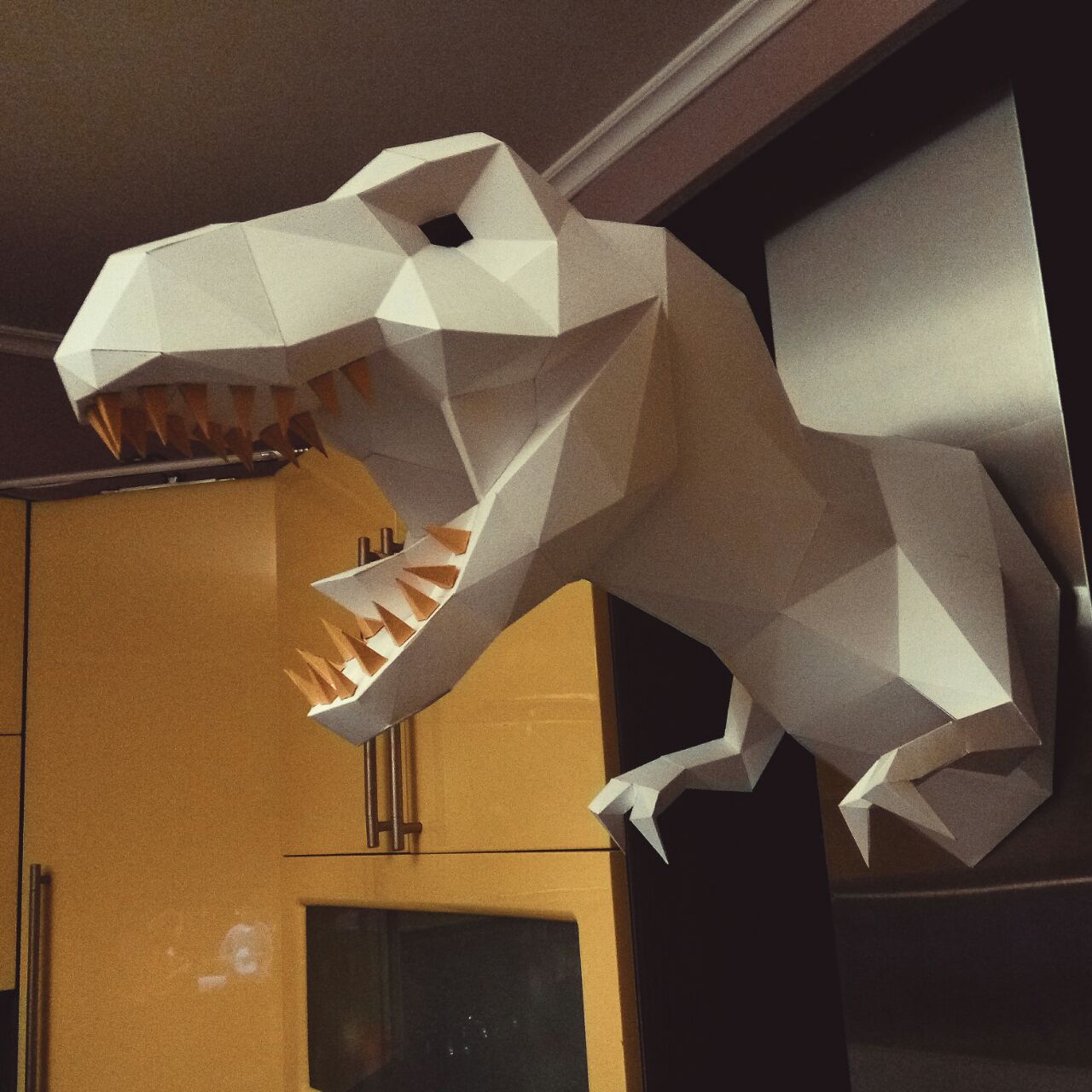 Pepacura lowpoly modeling. - My, Pepakura, Papercraft, Low poly, , Longpost