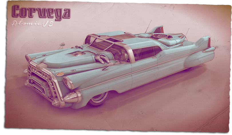 Car of my dream) - Auto, Fallout, Concept Art, Dream