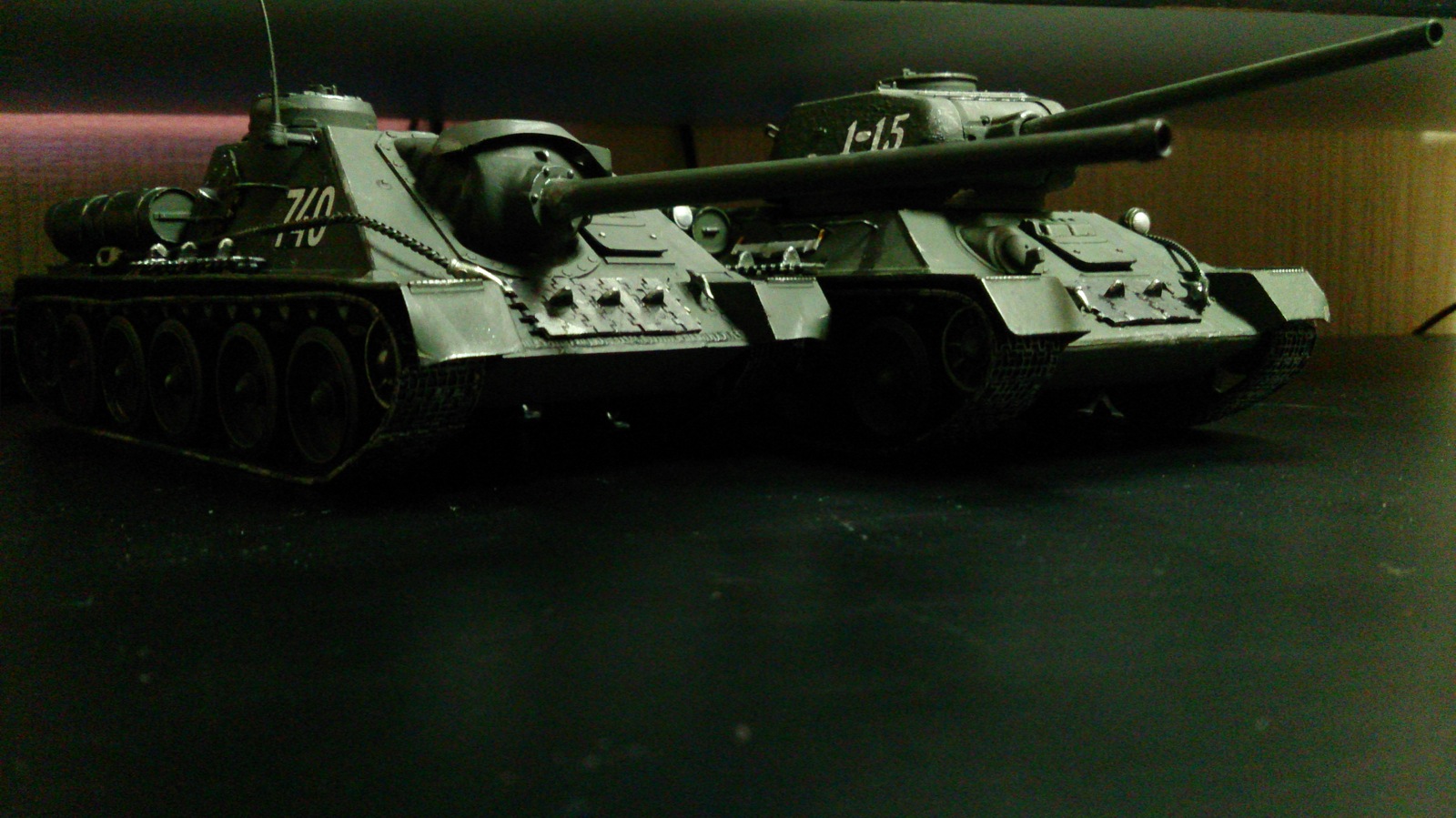 Finished my first two models. - My, Modeling, BTT, Su-100, t-34-85, Longpost