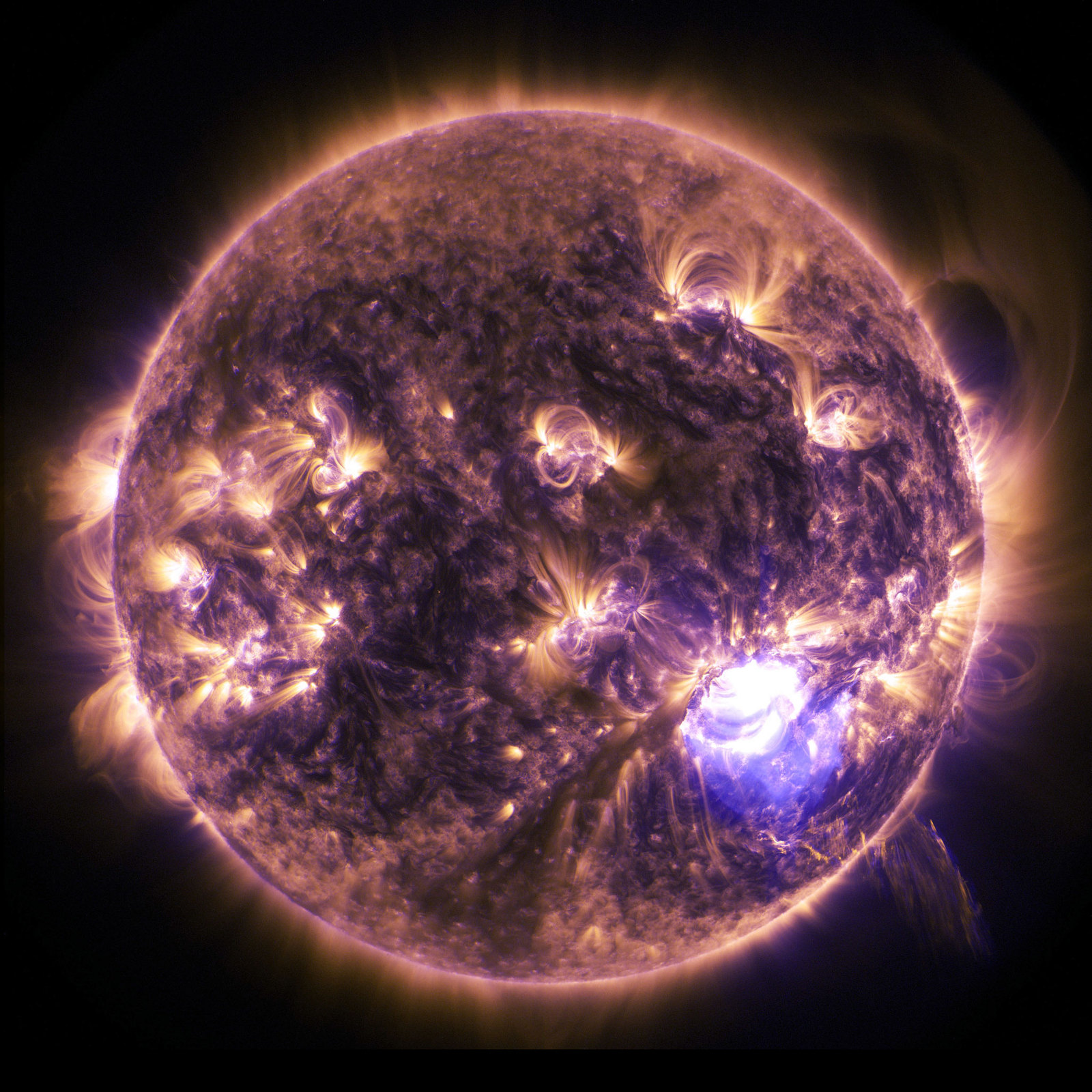 solar flare - The sun, Flash, Space