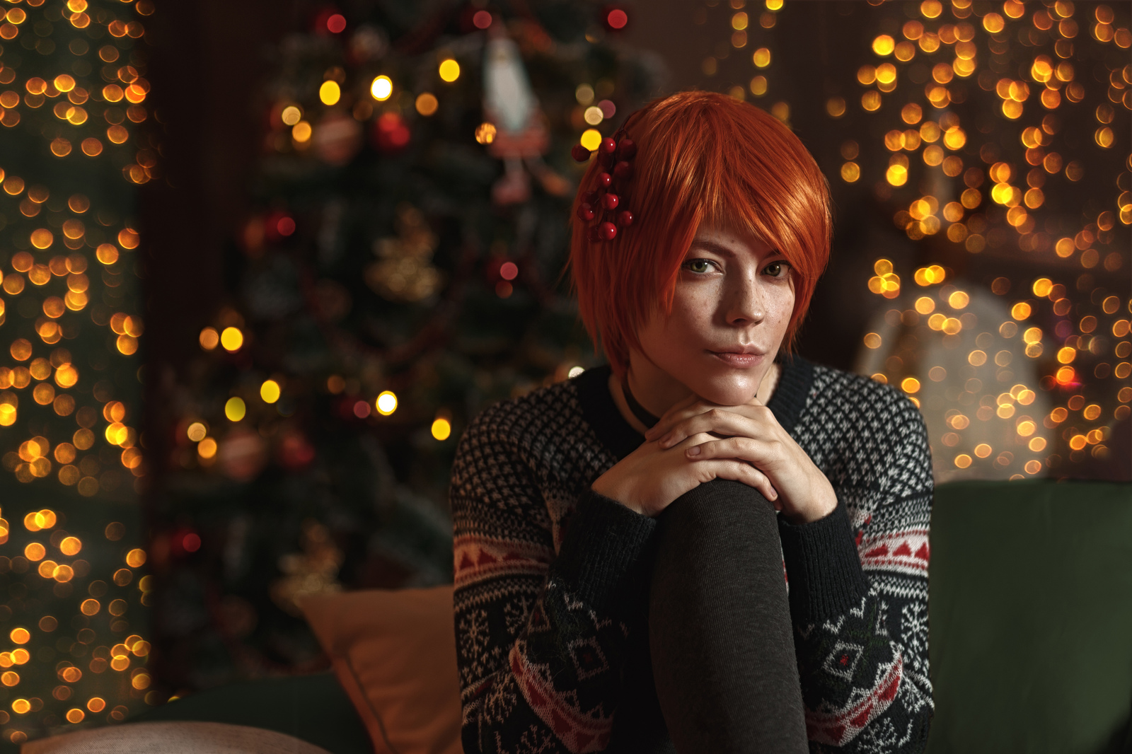 Memories of a miracle :3 - New Year, Wolf, Shani, Redheads, Witcher, Games, Cosplay, Husky, Longpost