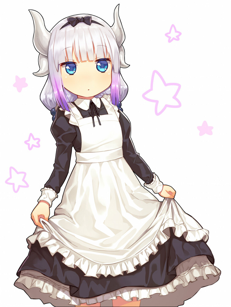 Maidragon - Аниме, Anime Art, Kobayashi-San chi no maidragon, Kanna Kamui, Kibamigohann