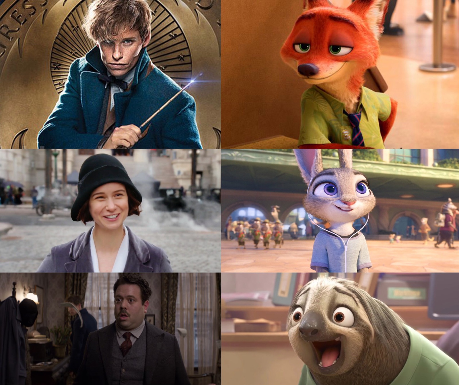 Weird feeling after watching Fantastic Beasts... - Fantastic Beasts and Where to Find Them, Zootopia