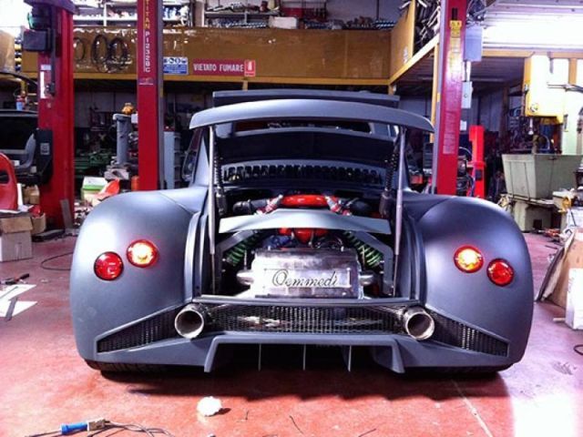 Fiat 500 with 6.2 liters. V12 engine from Lamborghini Murcielago and 580 hp. vk- AUTO-MOTO life - Lamborghini Murcielago, FIAT 500, Tuning, 