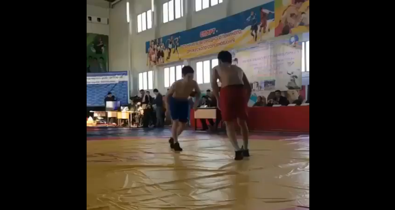 Nicely gone from grabbing a leg - Yakutia, Fight, Sport, Capture, Video