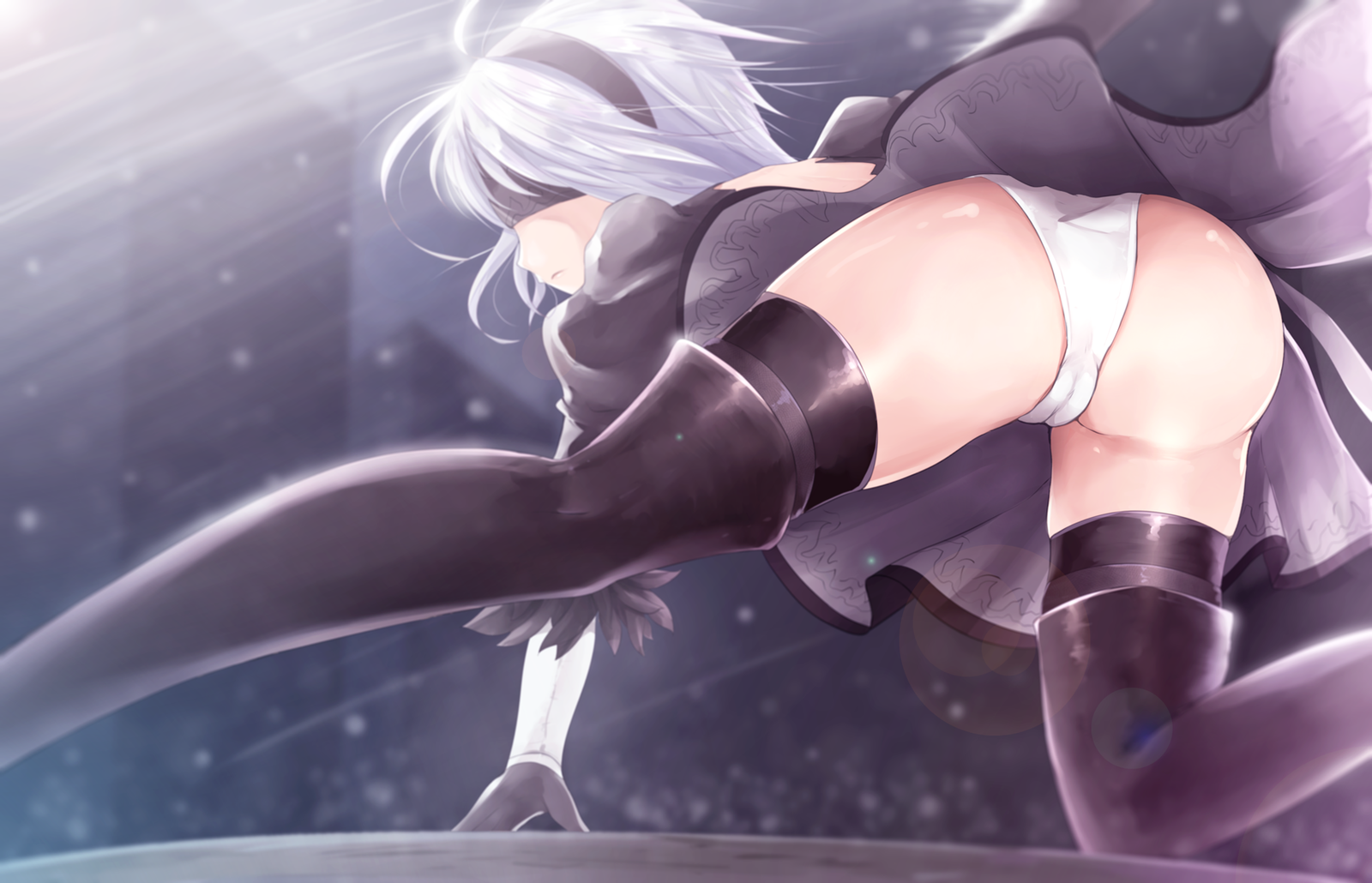 YoRHa No.2 Type B - NSFW, Anime Art, Аниме, Не аниме, NIER Automata, Yorha unit No 2 type B, Game Art