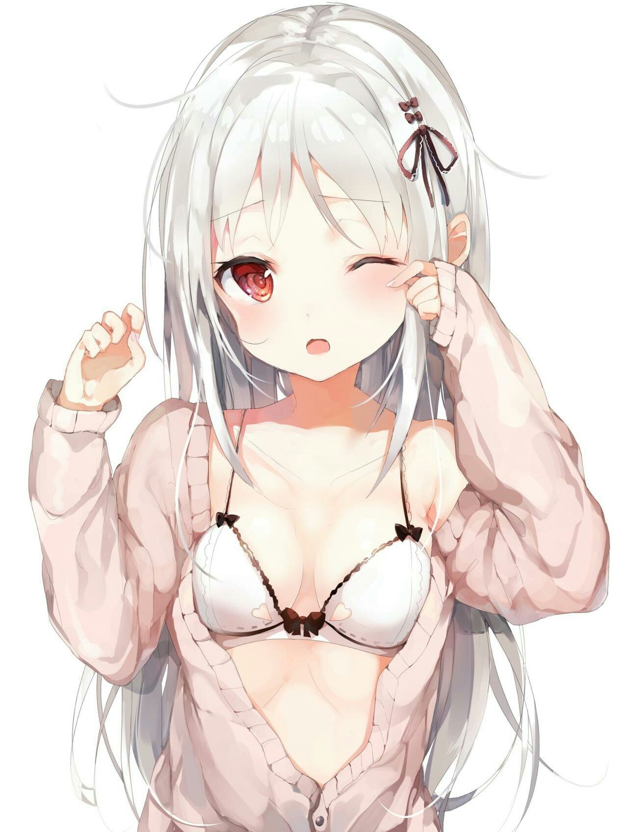 Nyayay... :3 - Anime, Art, Anime art, Neko, Longpost