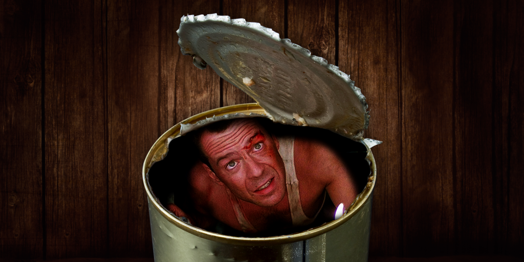 Got lost - John McClain, Photoshop, Canned food, Toughie, Stew