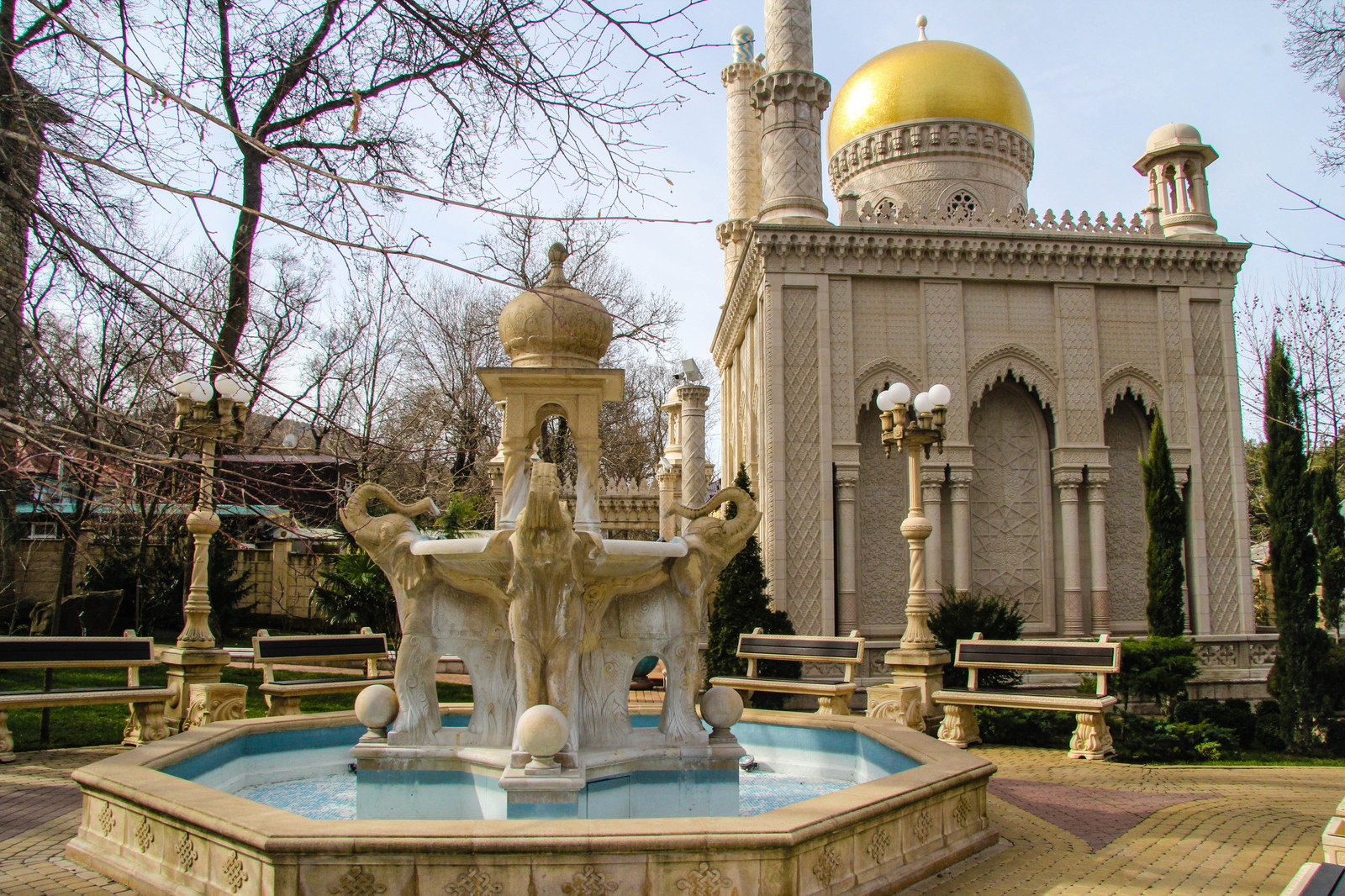 Old Park: a small architectural masterpiece in Kabardinka. - My, Kabardinka, The park, Gelendzhik, Black Sea, Architecture, Travels, Tourism, Longpost