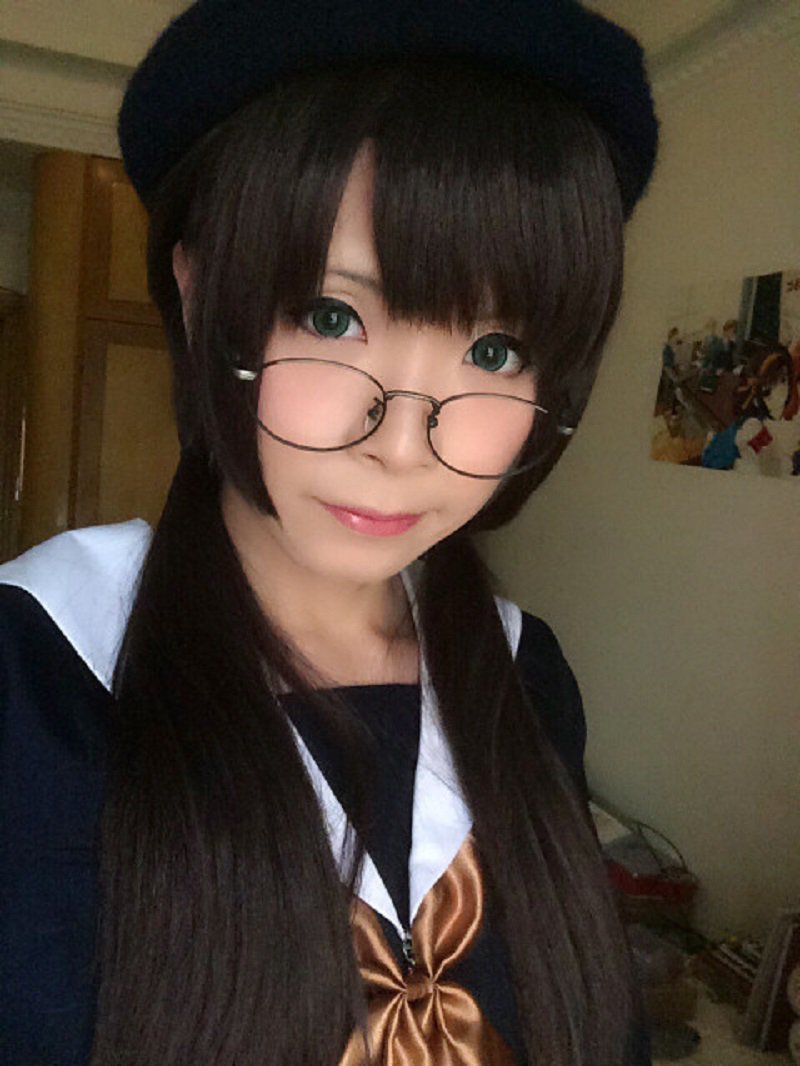 A Chinese teacher from Guangdong who likes to cosplay in his spare time (Crome Moe) - , Cosplay, Ladder, Its a trap!, Anime, Longpost