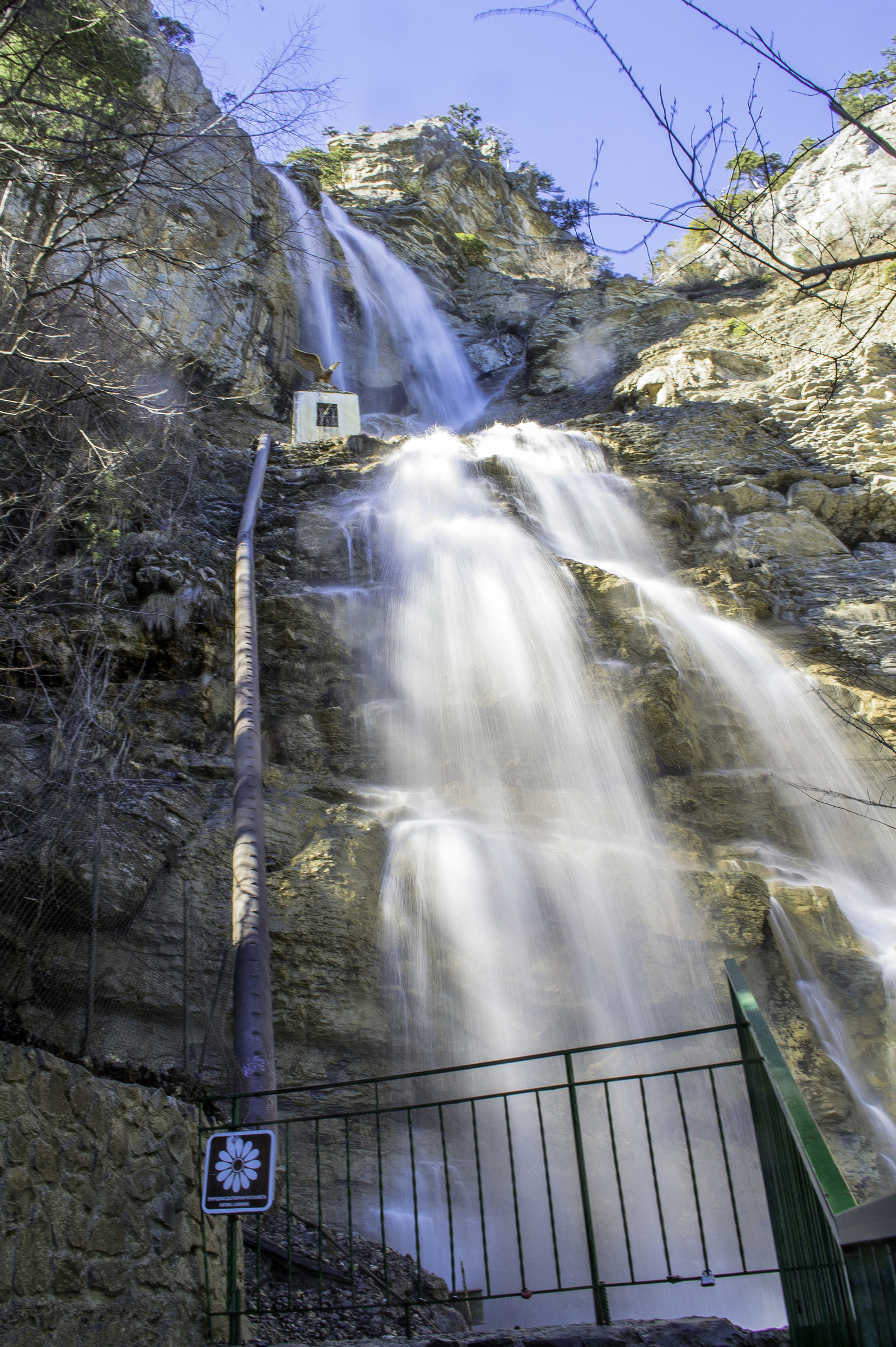 March 5th at Wuchang-Su. - My, Wuchang-Su, Waterfall, The photo, Yalta, Pipe, Longpost