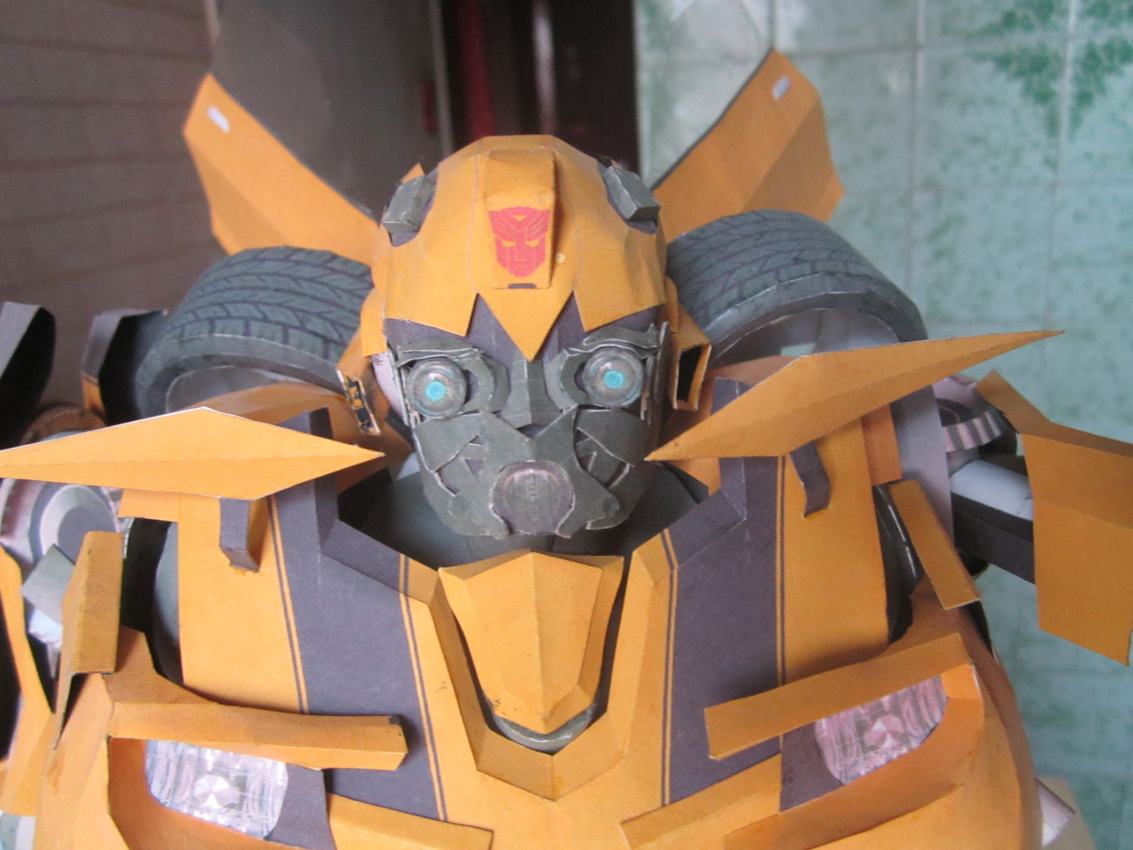 Bumblebee - My, Papercraft, Transformers, Paper modeling, Longpost