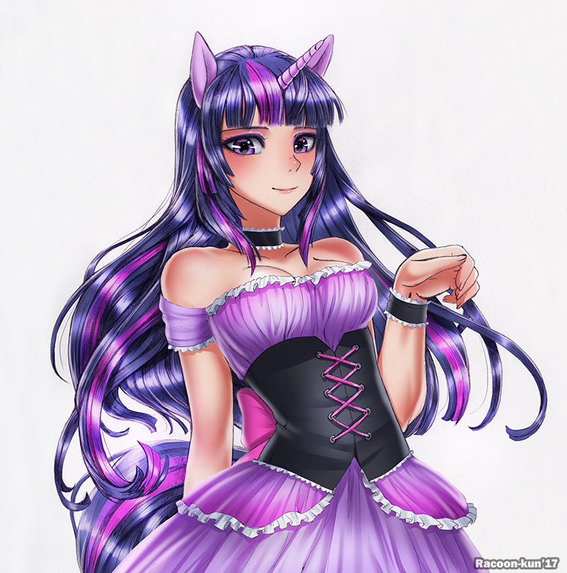 Twi Dress - My little pony, Twilight sparkle, Humanization, Racoonkun