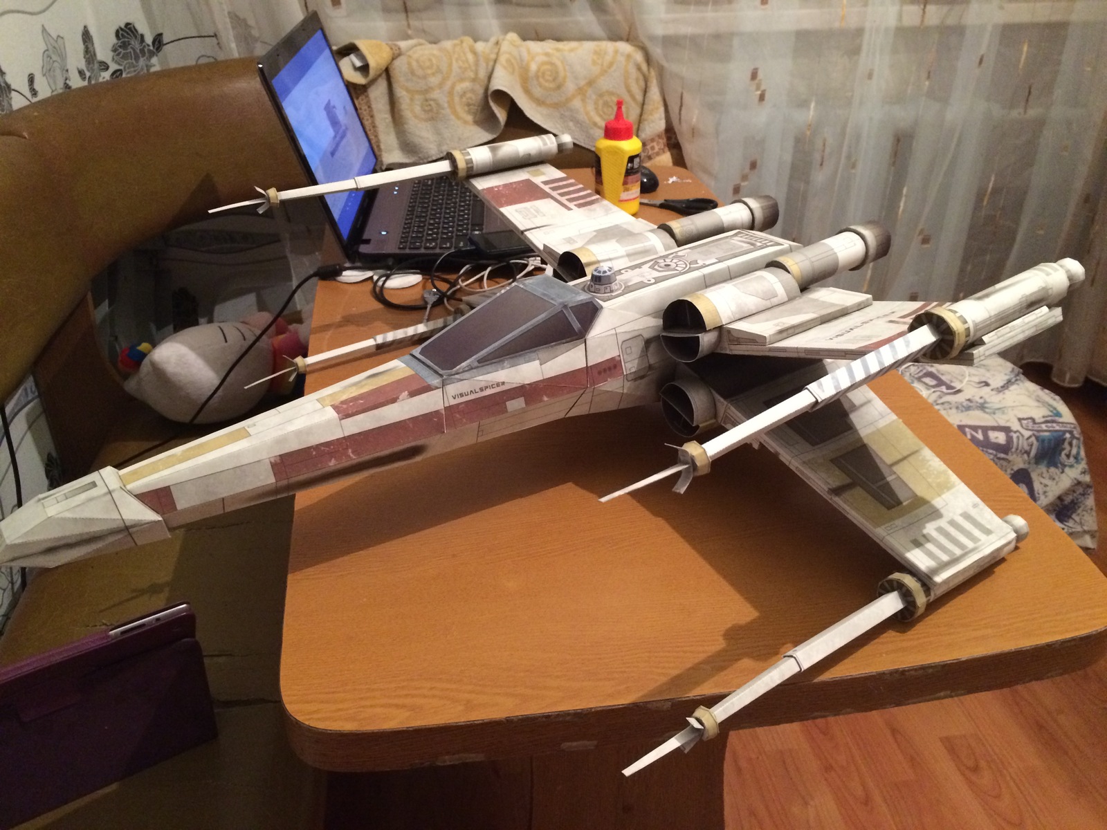 Star Wars - Starfighter - My, Starfighter, Star Wars, Starfighter, Spaceship, Space, Longpost