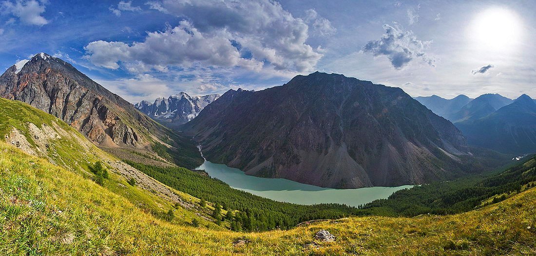 Shavlin Lakes - Shavlin Lakes, Mountain Altai, The photo, Nature, Lake, Russia, Summer, Landscape, Longpost, Altai Republic