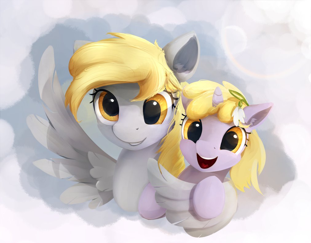 Spring - My little pony, PonyArt, Derpy hooves, Dinky Hooves, Scootiebloom