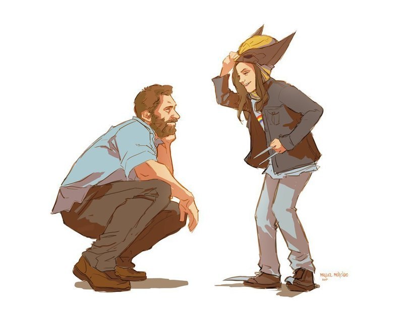 The younger generation is growing - Wolverine X-Men, Time, Generation, Logan