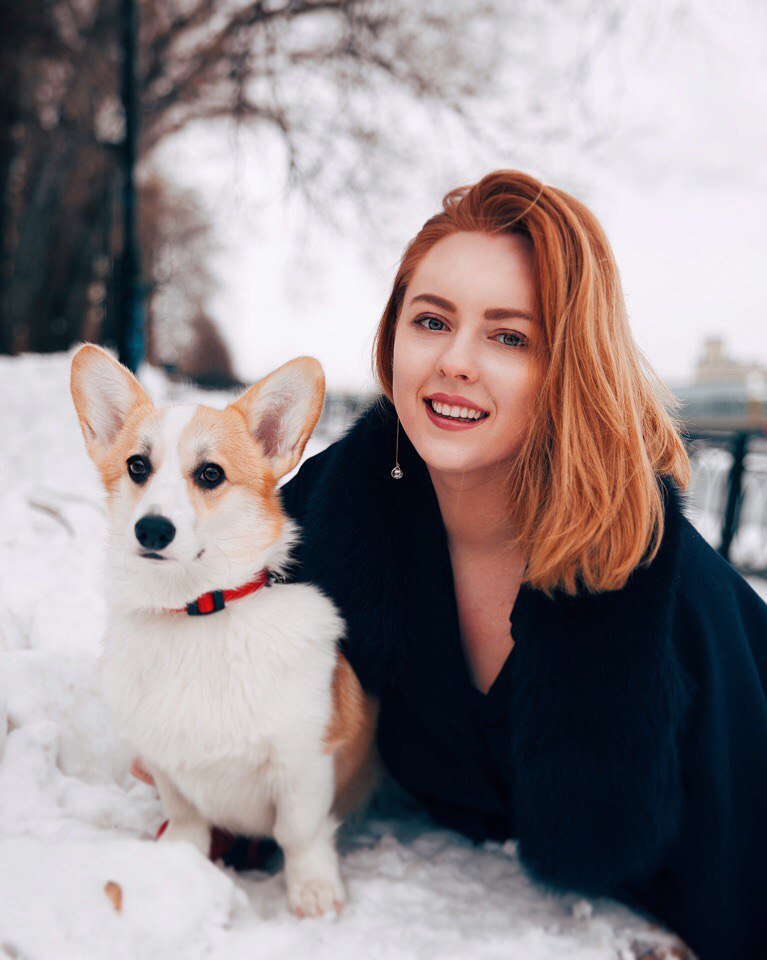 Ryzhiki - My, Beautiful girl, Corgi, Redheads, Longpost, Dog