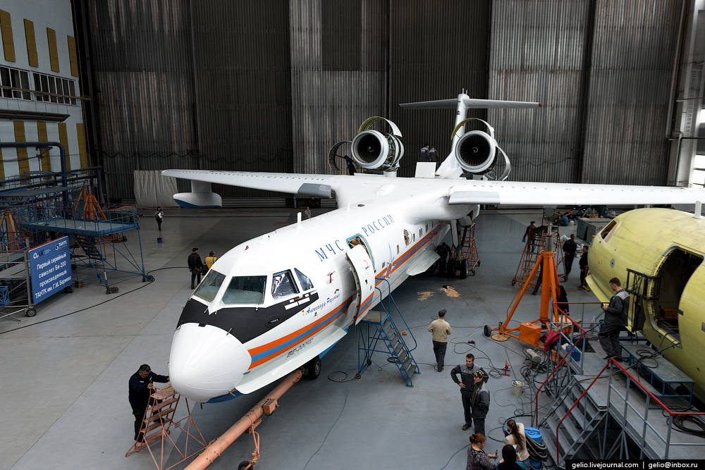 Taganor residents exported the first of four Be-200 firefighters to Algeria. In total, this is the 19th aircraft + production photos - news, Russia, Sdelanounas ru, Export, Be-200, Aviation, Longpost, Aircraft construction, Taganrog