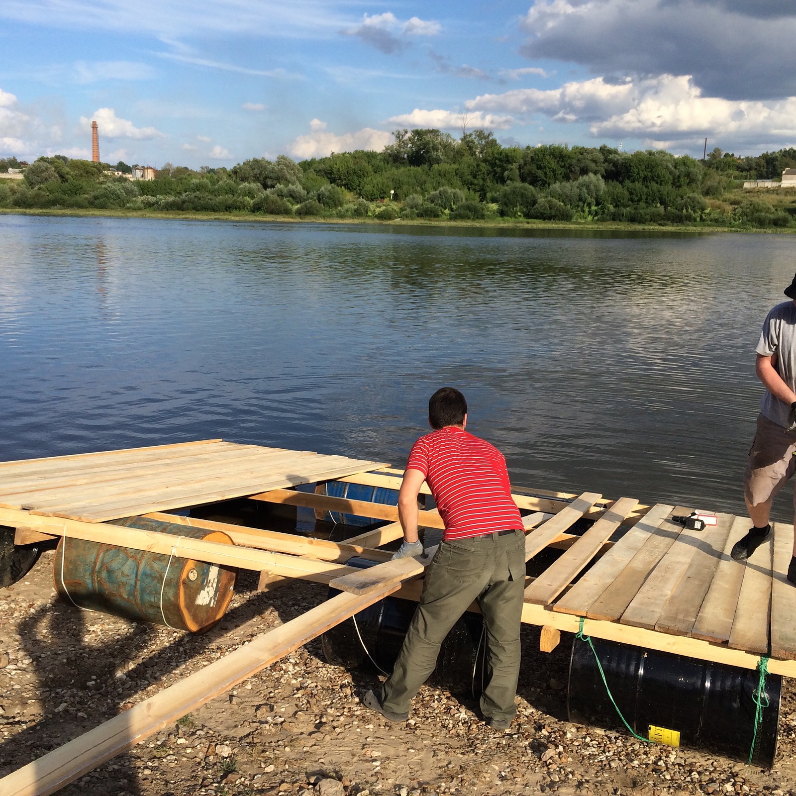 Rafting! how we assembled the raft - My, Raft, Alloy, Oka, Hike, Longpost