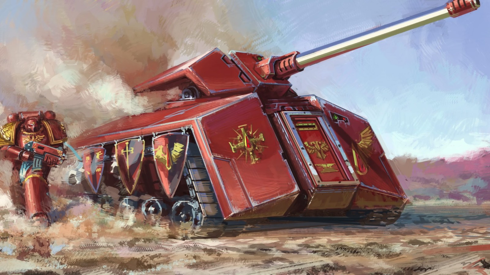 Tank dreadnought? - Warhammer 40k, Blood angels, Wh Art, Wh Alternative