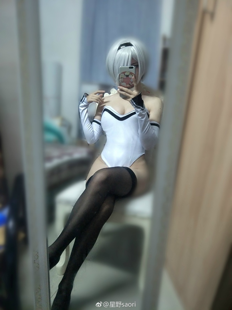 NieR Automata Косплей - NIER Automata, NIER, Yorha unit No 2 type B, Косплей, Игры, Красивая девушка, Фотография, Гифка, Длиннопост