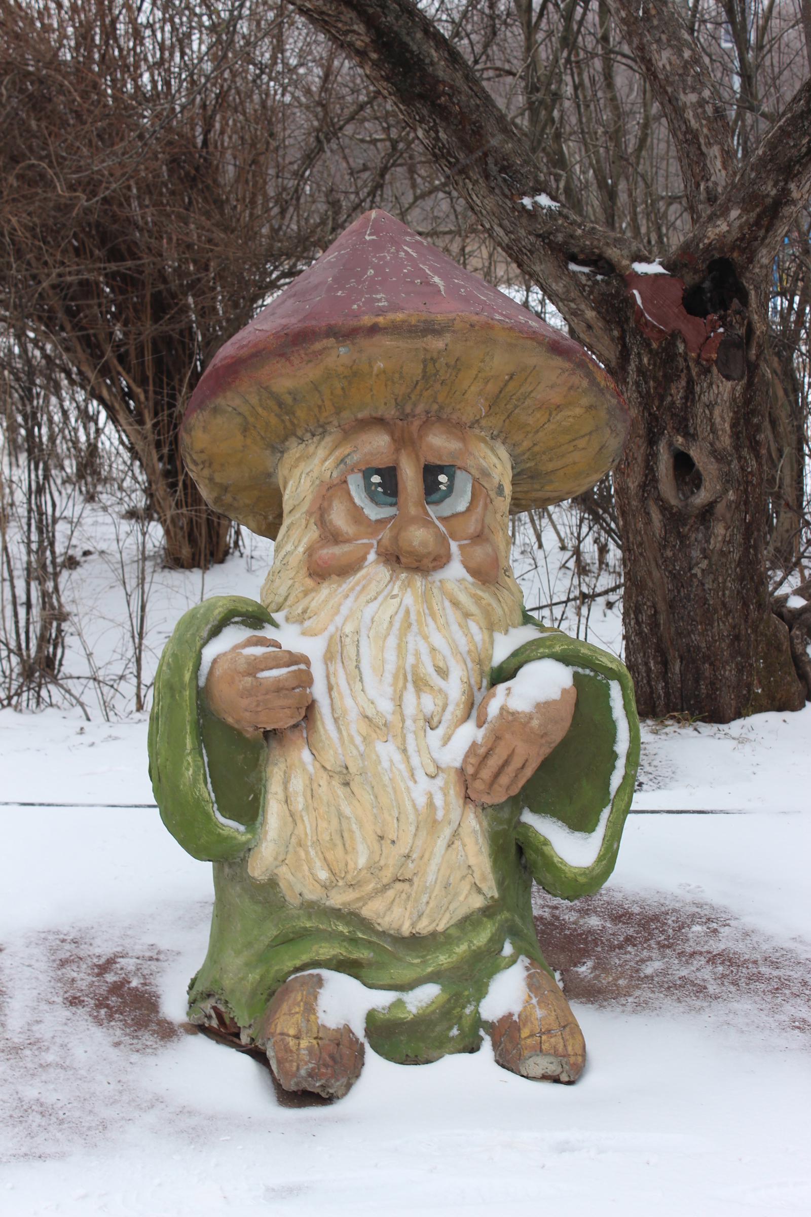 Concrete sculptures in the Northern Tushino park - My, Tushino, The park, Sculpture, Story, Forest Park, Longpost