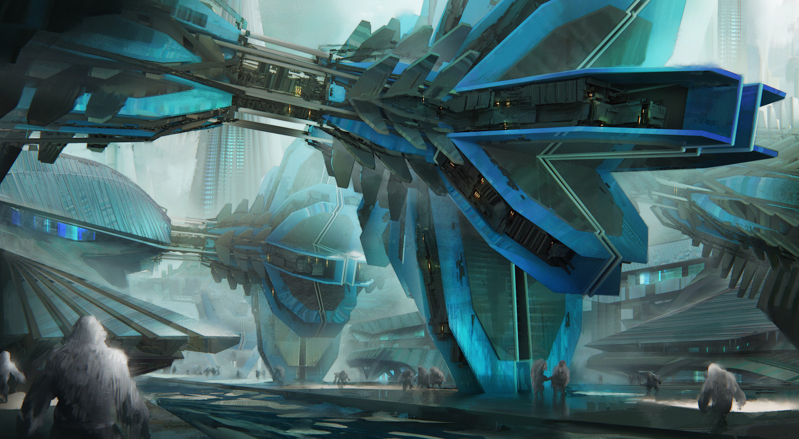 sci-fi art - Art, A selection, Leon Tukker, Science fiction, Longpost