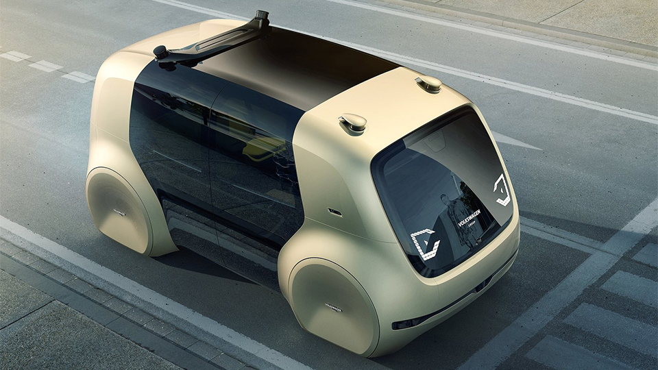 VW came up with a car without a steering wheel and pedals - New items, Drone, Longpost, Volkswagen