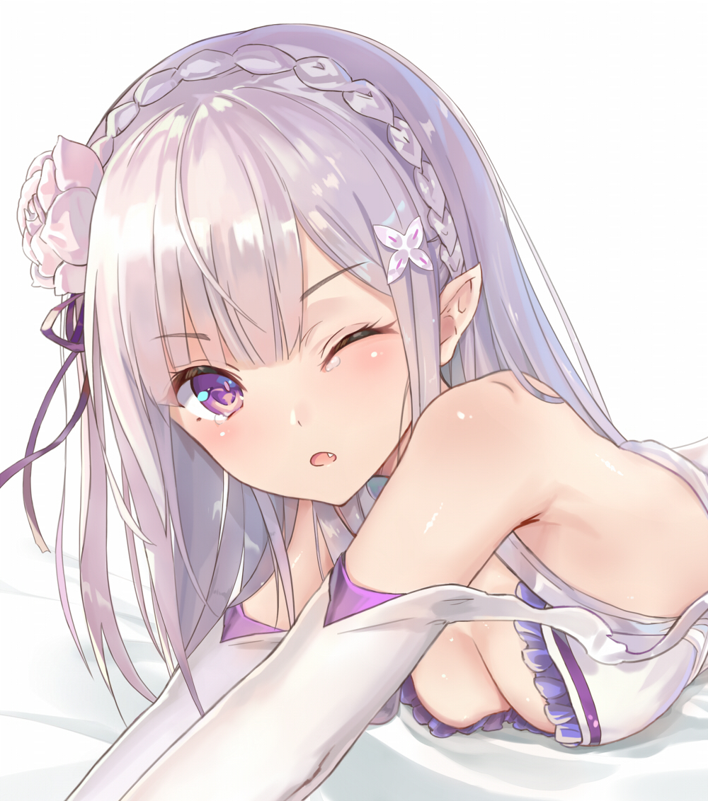 Re:Zero. Emilia / Эмилия. Anime Art. | Пикабу