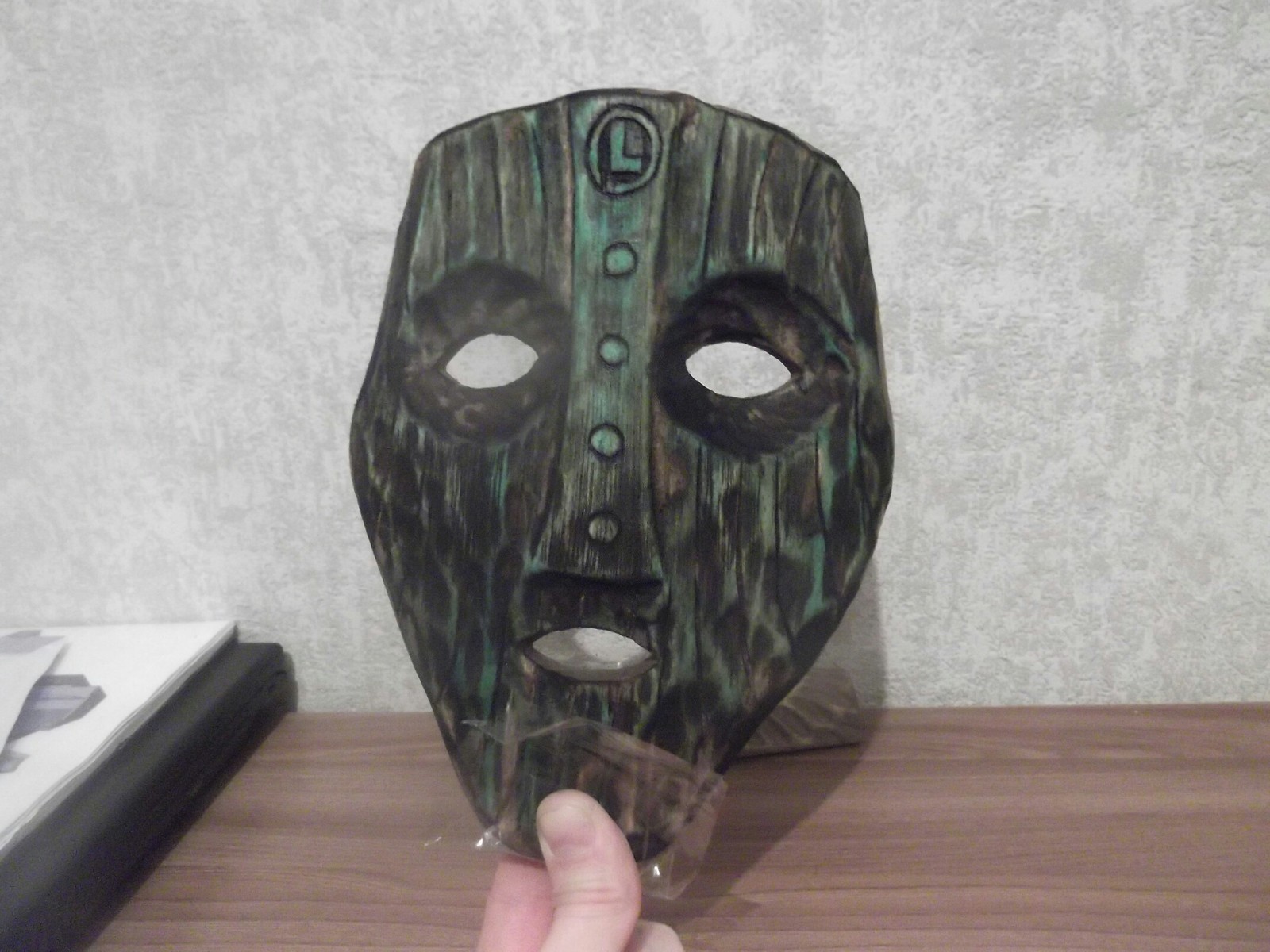 Loki mask. - My, Wood carving, Mask, Longpost