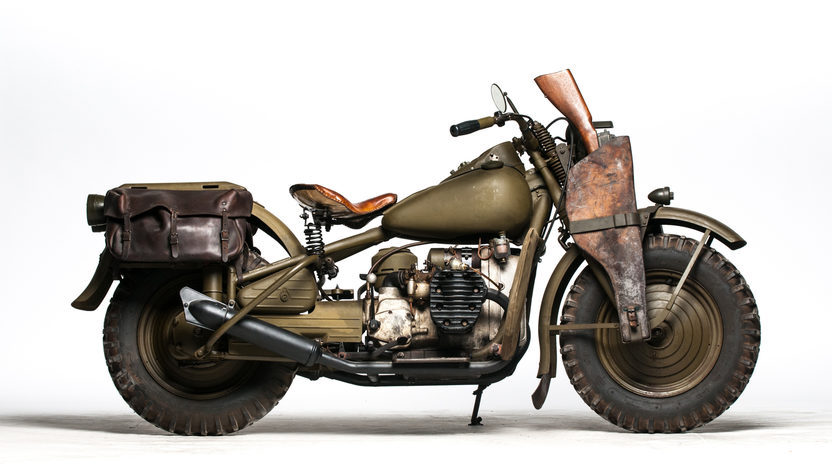 1942 Harley Davidson XA - Desert Motorcycle - Moto, The photo, Retro, Interesting