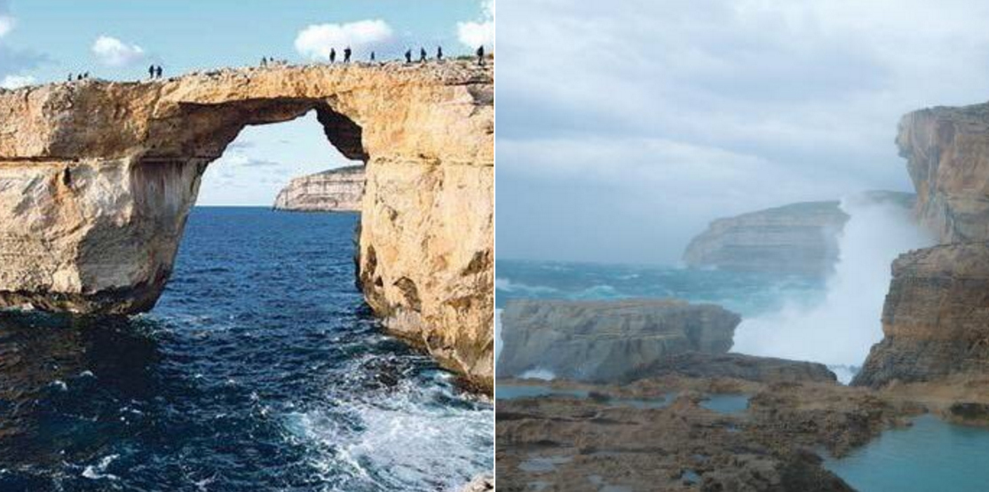 The Azure Window rock from Game of Thrones collapsed in Malta - Events, Geology, Malta, The rocks, Collapse, Game of Thrones, Serials, Риа Новости, Longpost