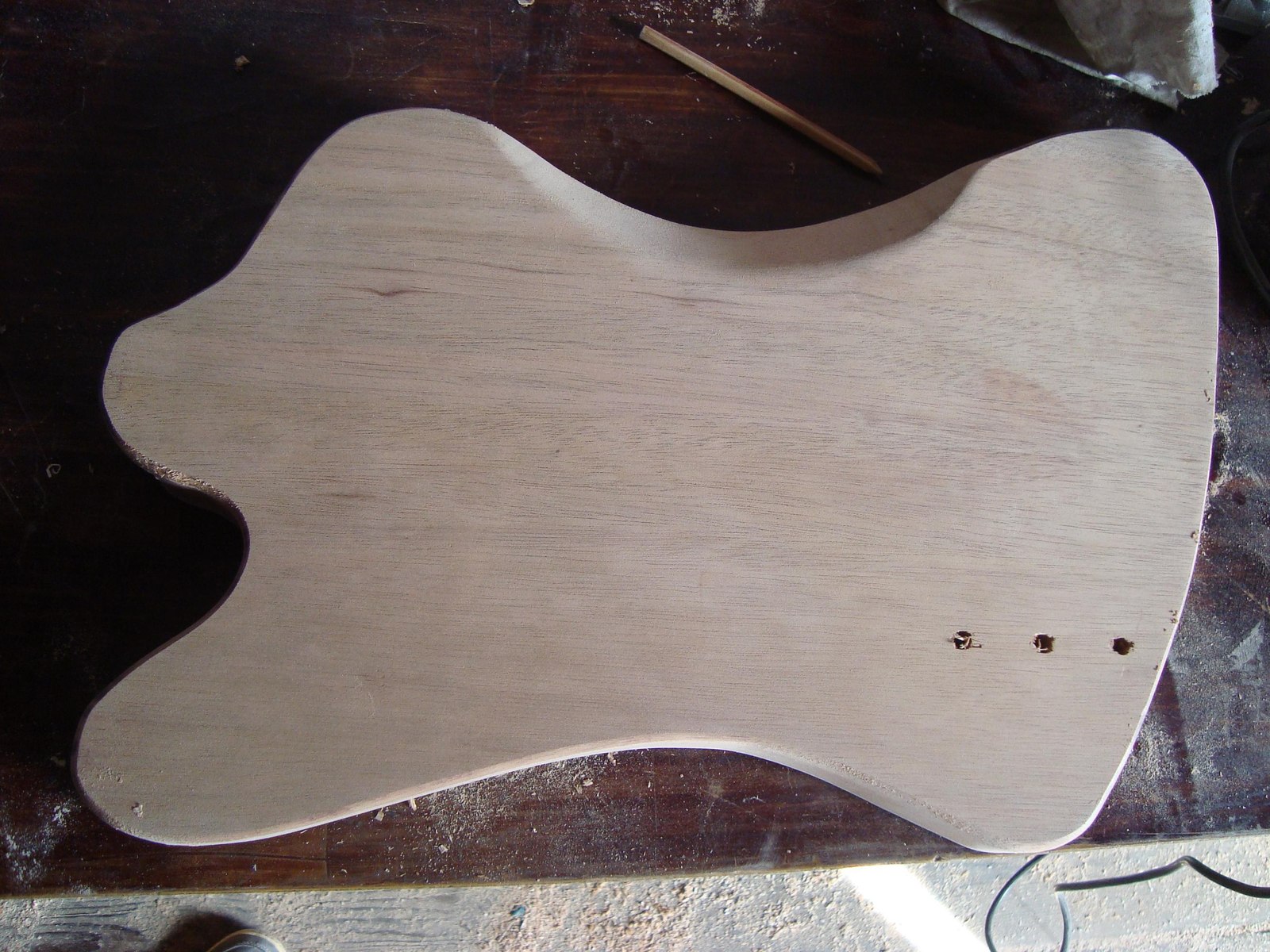 Handmade bass guitar - My, Bas-guitar, Handmade, Sound, Longpost