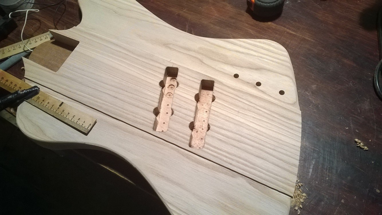 Handmade bass guitar - My, Bas-guitar, Handmade, Sound, Longpost