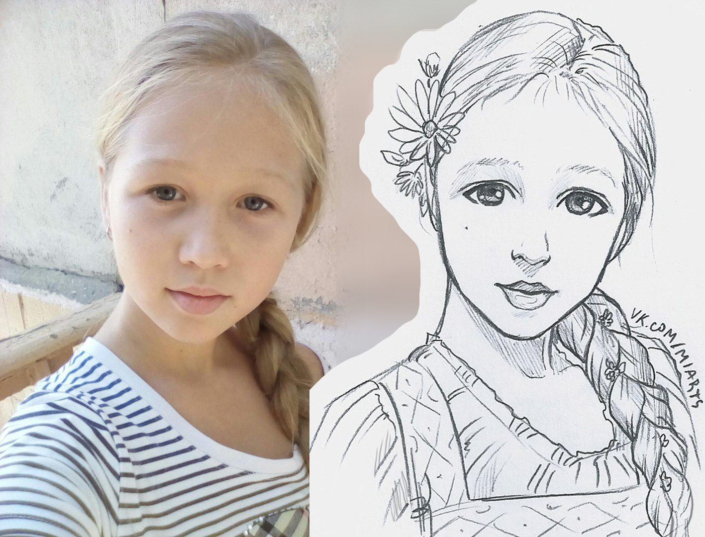 Spring sketches based on subscribers' photos - Art, Sketch, Drawing, Followers, Longpost