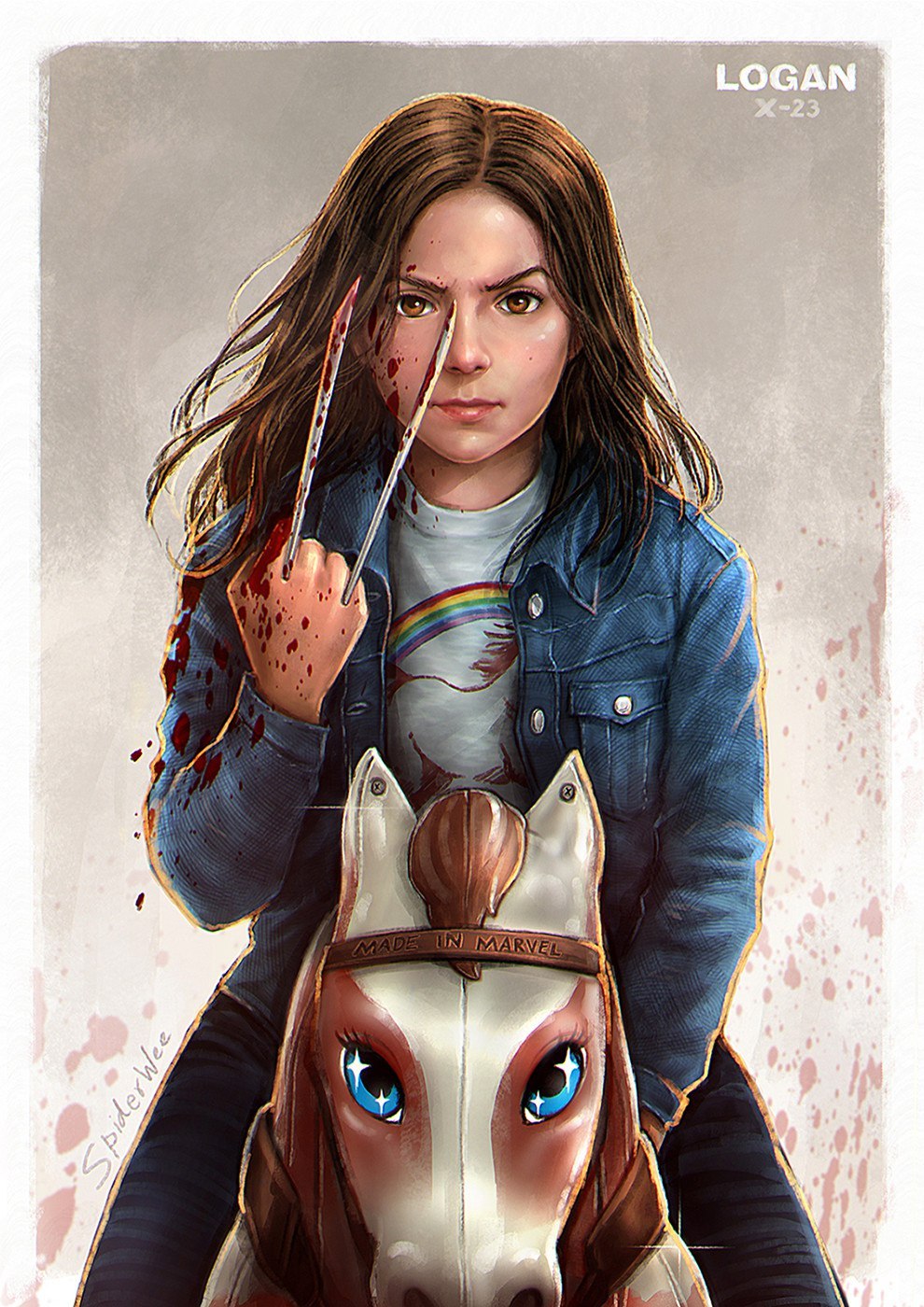 Laura - Wolverine X-Men, x-23, Daphne Keane, Art, Spiderwee, Logan