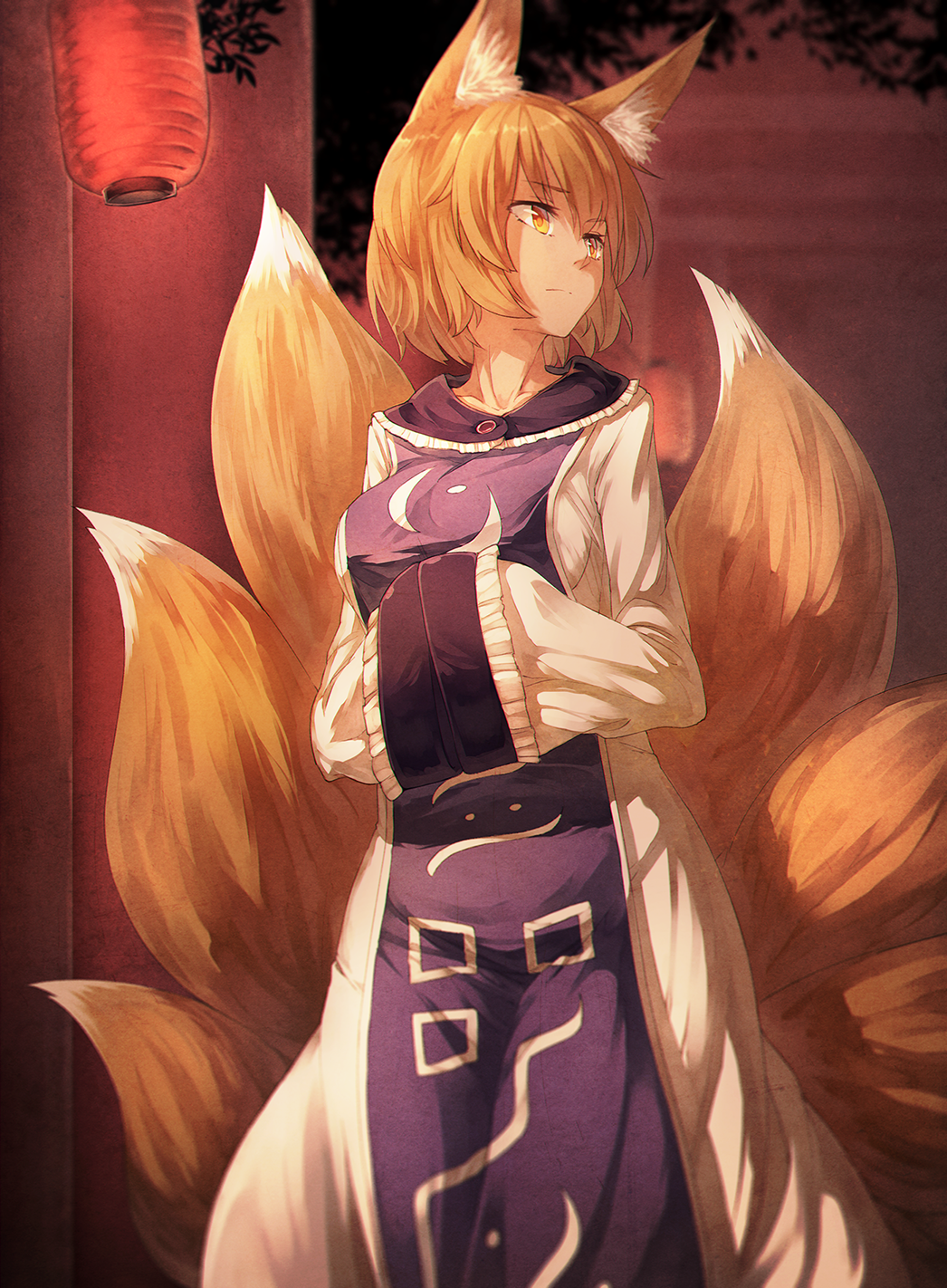 Yakumo Ran - Арт, Аниме, Anime Art, Touhou