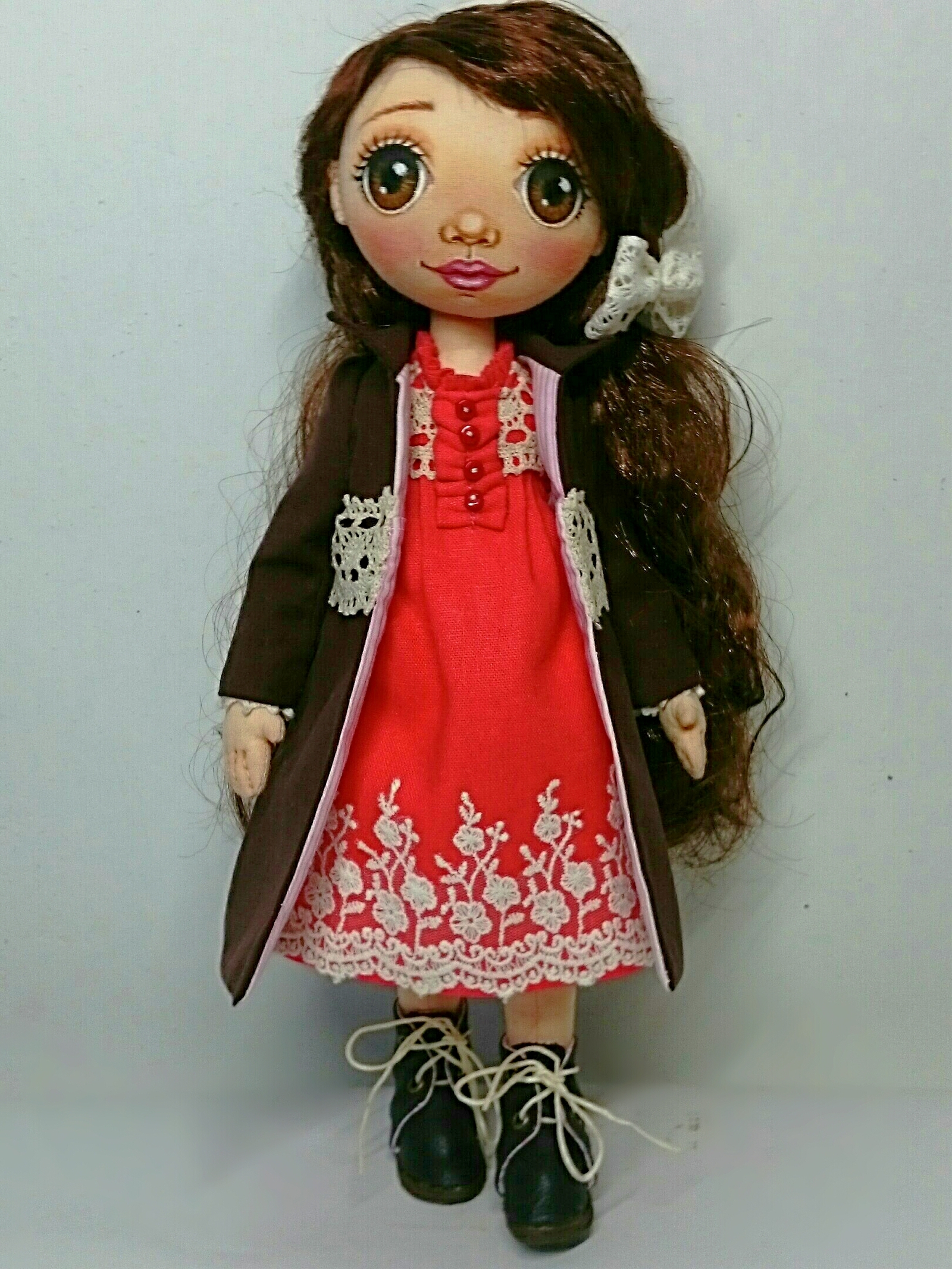 When you put your soul into dolls... - My, Doll, Creation, Needlework, My, Video, Longpost