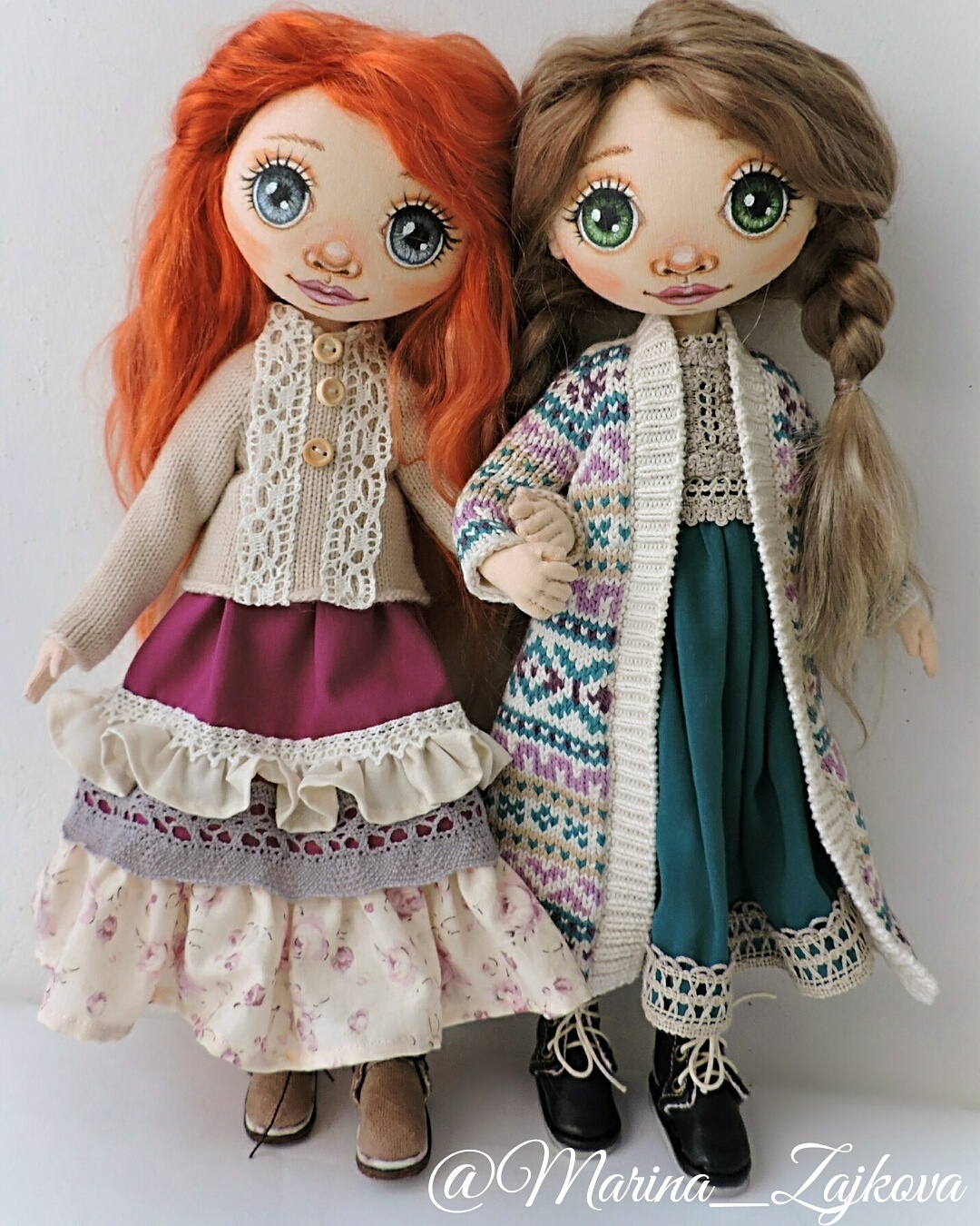 When you put your soul into dolls... - My, Doll, Creation, Needlework, My, Video, Longpost