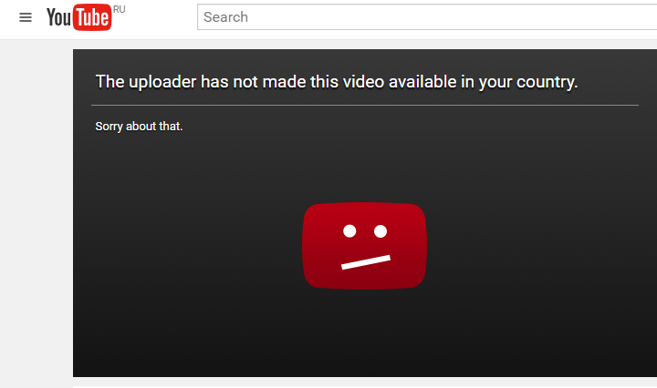 Как обойти блокировку? - Моё, Блокировка, YouTube