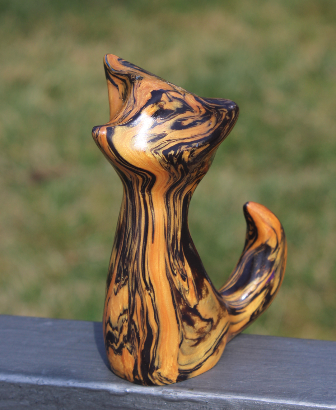 fox-footed - My, Polymer clay, Statuette, Longpost, Fox