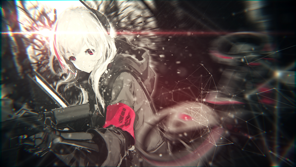 Girls Frontline / M4 SOPMOD2. Anime Art. - Игры, Арт, Girls Frontline, M4, M4 sopmod2, Anime Art, Длиннопост, M4 sopmod II (Girls Frontline)