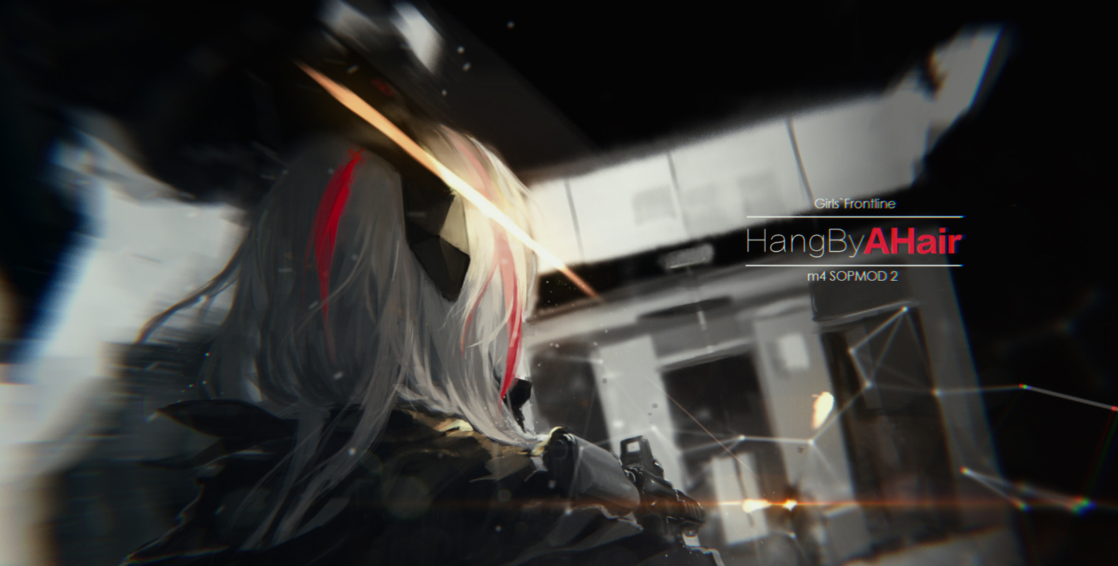 Girls Frontline / M4 SOPMOD2. Anime Art. - Игры, Арт, Girls Frontline, M4, M4 sopmod2, Anime Art, Длиннопост, M4 sopmod II (Girls Frontline)