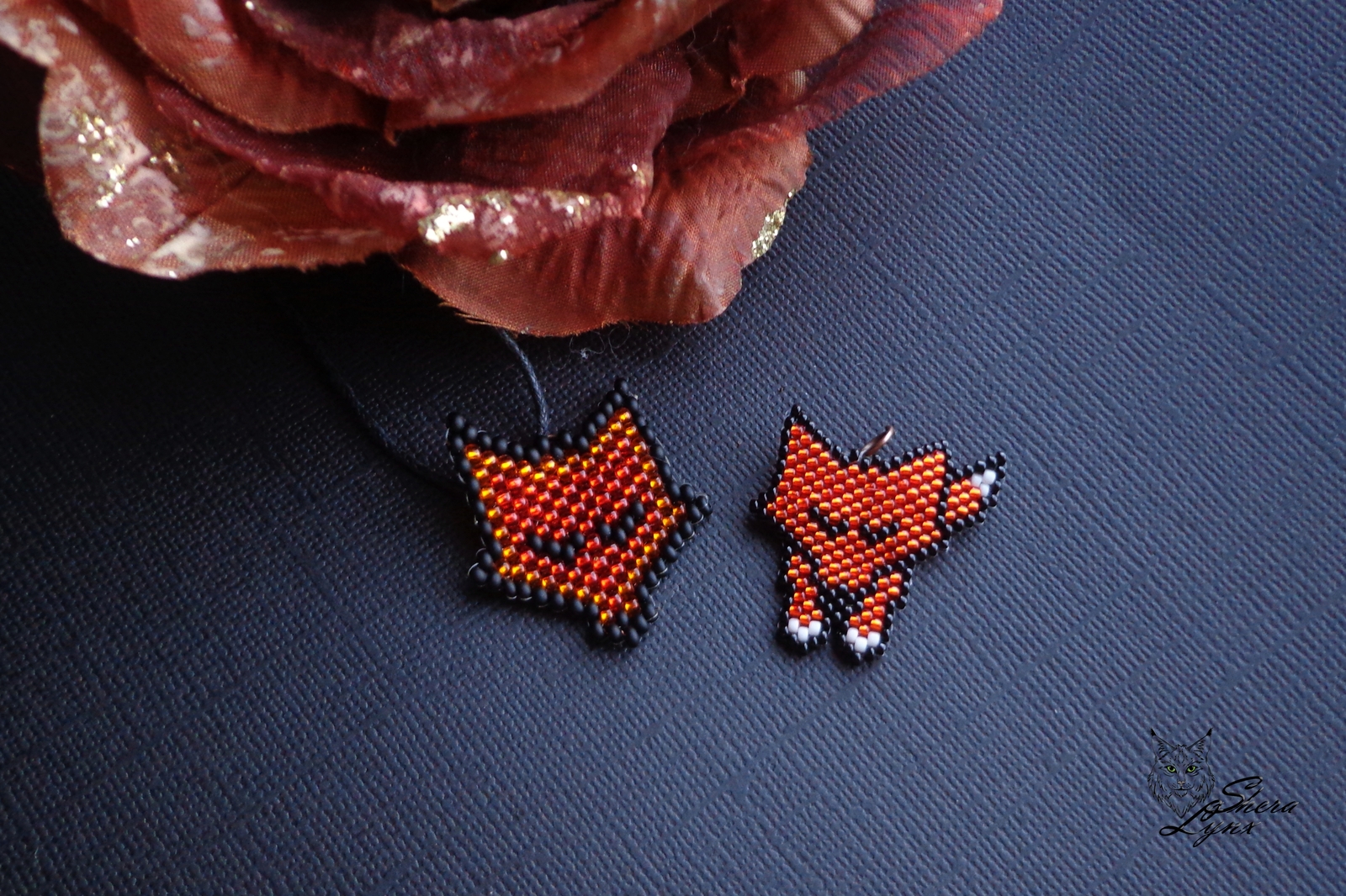 Fox red post - My, Beads, Handmade, Needlework, Decoration, Pendant, Fox, Redheads, Friday tag is mine, Longpost