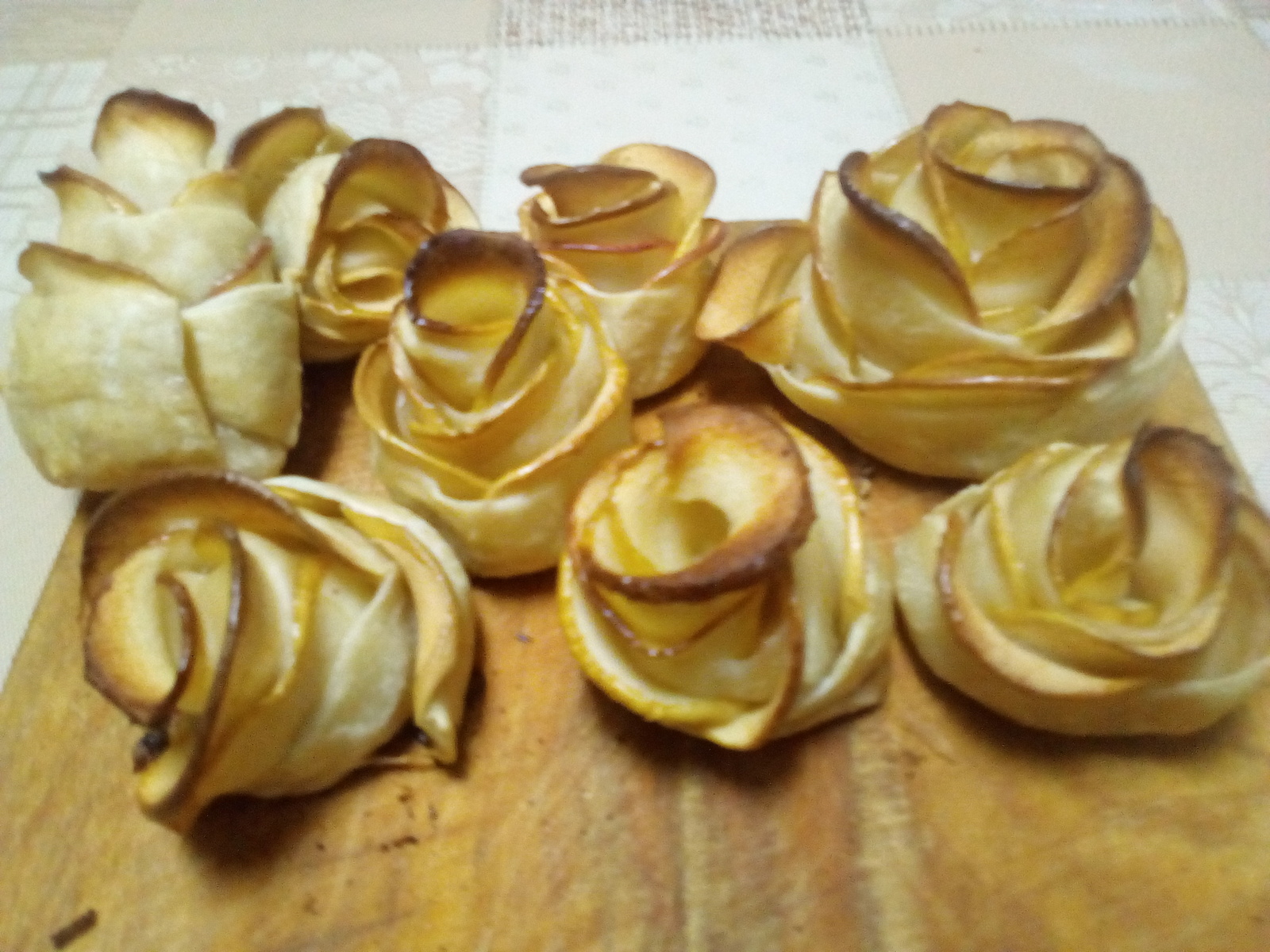 Apple Roses - My, Bakery products, My, Longpost, Cooking, Recipe