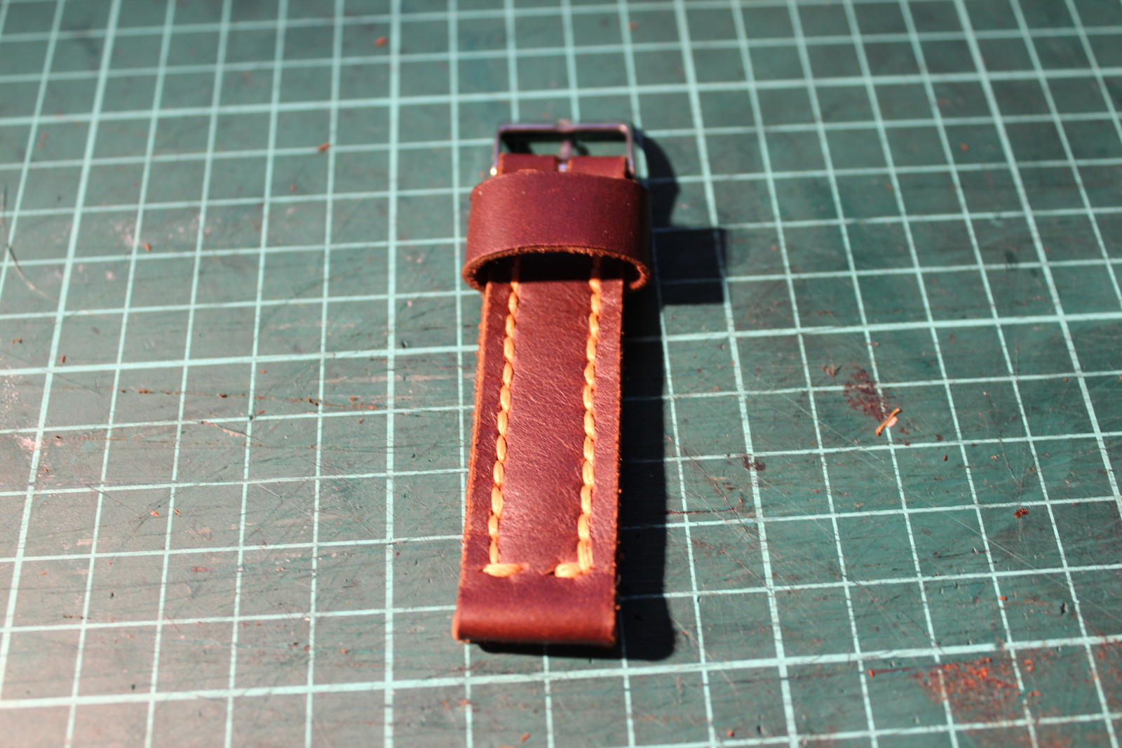 How do I make a watch strap? With my own hands) - My, Leather, Longpost, My, Strap